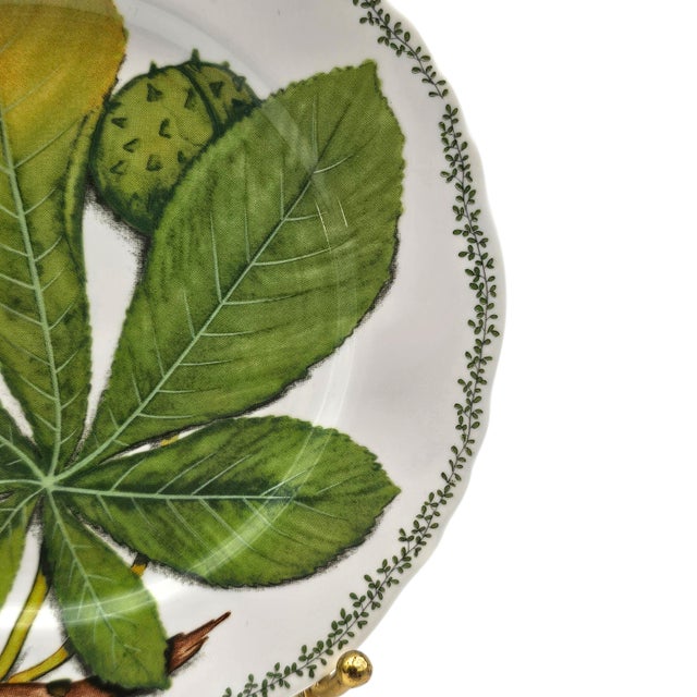 Taitù Natura Botanical Bread Plates by Emilio Bergamin, Italy 1992, Set of 3, 6.5" For Sale - Image 4 of 9