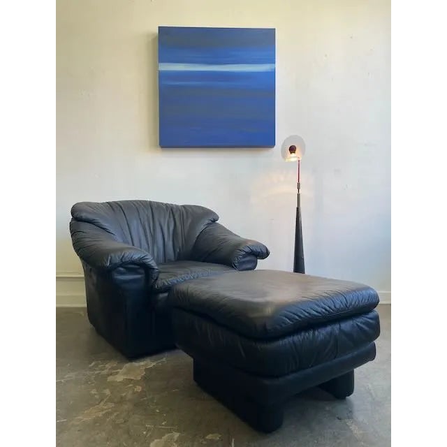 Now available – a postmodern Italian lounge chair and ottoman. Oversized, plush, and designed for ultimate comfort, with...