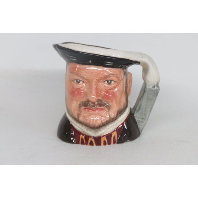 Ceramic 1970s Royal Doulton Miniature Henry VIII Character Tuby Jug Mug For Sale - Image 7 of 12