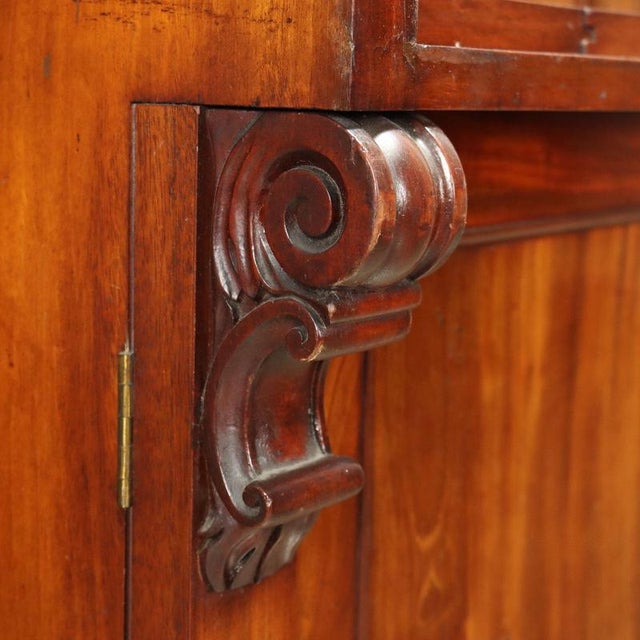 Antique Mahogany Cupboard with Drawers and Doors, France For Sale - Image 10 of 13