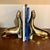Large Pair of Brass Bookends or Figurines by Sarreid, Ltd. Each Sea Lion is 11" tall, 9" in length, 8" wide and weighs...
