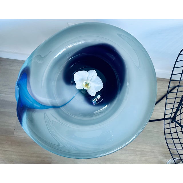 Willsea O'Brien Studio Art Glass Centerpiece- 1980s Post Modern Dale Chihuly Style For Sale In New York - Image 6 of 9