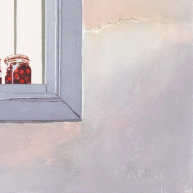 Realism 'Cherries in the Sunshine' by Evelyne Brigeois, 1986, Aegean, Hydra, Greece, National Watercolor Society For Sale - Image 3 of 9