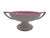 Seven Lucky Cranes Pink by Tame and Nakamura Imperial Nippon Art Deco Double Handled Pedestal Soup For Sale In Phoenix - Image 6 of 15