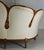 Early 19th Century French Victorian Fabric With Wood Sofa For Sale - Image 9 of 11