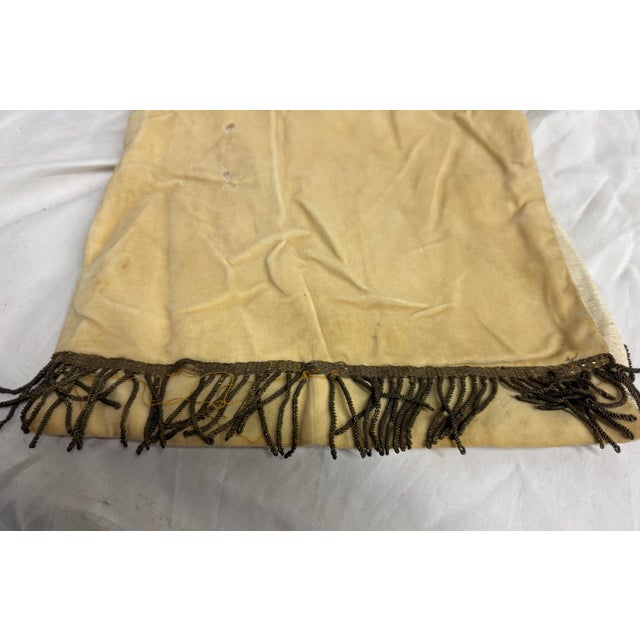 19th Century Rare Antique Hand Embroidered Judaica Jewish Memorial Torah Mantel Scroll Cover For Sale - Image 5 of 6