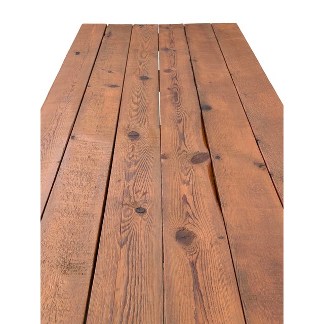 Wood Long Farm Table - Sundance Living For Sale - Image 7 of 9