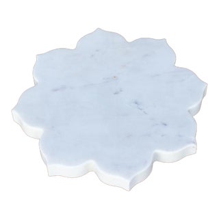 Yami Small Floral Marble Tray For Sale