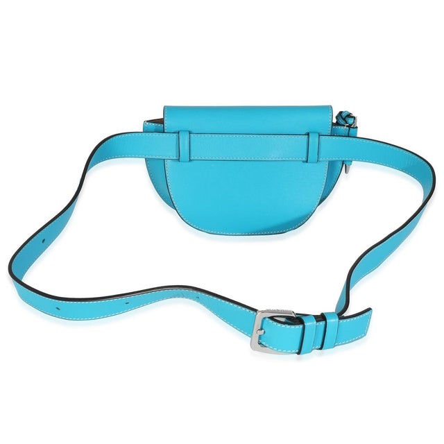 Loewe Blue Calfskin Mini Gate Belt Bag For Sale - Image 4 of 8