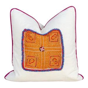Minaxi Vintage Boho Throw Pillow