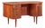 Kai Kristiansen for Feldballes Model 54 Mid Century Danish Teak Tambour Door Desk For Sale