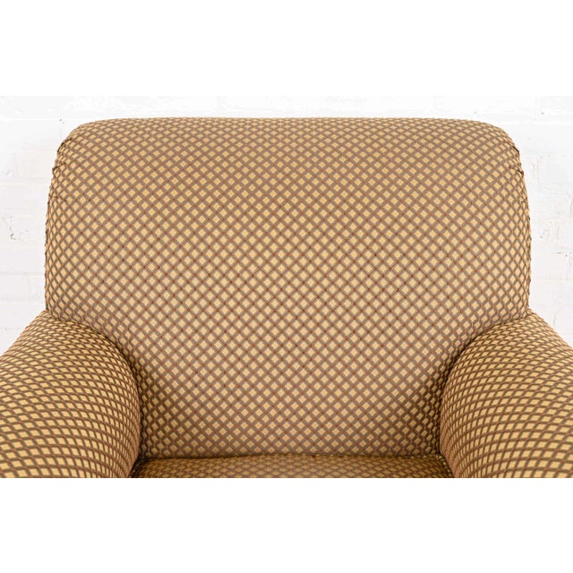 Wood Baker Furniture Contemporary Upholstered Lounge Chair For Sale - Image 7 of 13