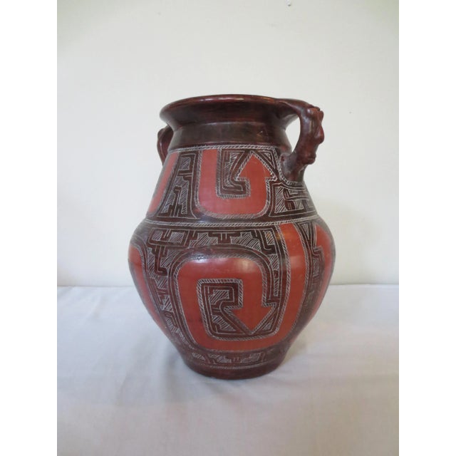 1990s Brazilian Marajoara Pot Signed Doca Para - 1990's For Sale - Image 5 of 11