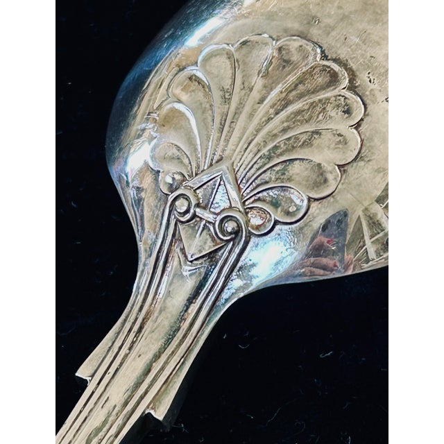 English Early 20th Century Large English Epns Serving Spoon For Sale - Image 3 of 6