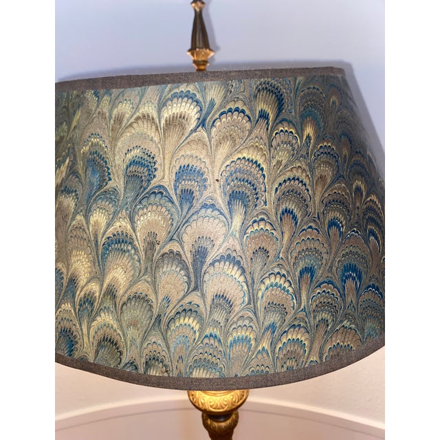 John-Richard 1990s John-RIchard Brass Candelstick Lamp For Sale - Image 4 of 13
