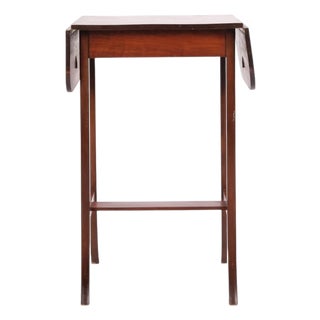 Danish Mahogany Drop-Leaf Side Table, 1920s For Sale
