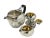 Mid-Century German Sterling Silver Tea Service by Otto Wolter, Set of 3 For Sale - Image 3 of 5