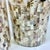 1980s Vintage Boho Chic Coastal Capiz Shell Mosaic Chips on Arched Glass Wall Sconces - A Pair For Sale - Image 9 of 14