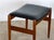 1960s Scandinavian Teak Stools with Black Leatherette Seats, 1960s, Set of 2 For Sale - Image 5 of 8