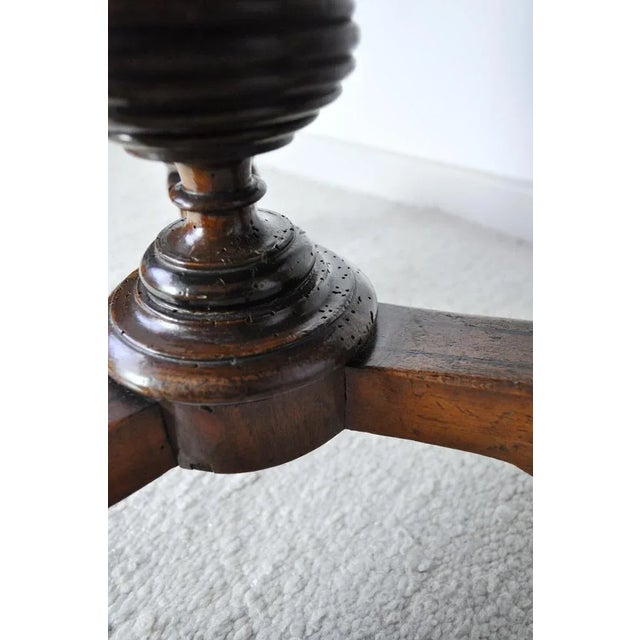 Victorian Burr Walnut, Mahogany & Ebony Circular Centre Table For Sale - Image 15 of 17