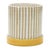 Rustic Stone Bumble Bee Striped Planter with Plate (Set of 2) For Sale - Image 3 of 5