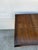 Wood Vintage Jacobean Revival Walnut Console Table With Turned Legs and Stretcher Base For Sale - Image 7 of 12