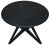Sungkai wood is given a rich charcoal finish before being expertly manipulated to create this striking table. Its tri-...