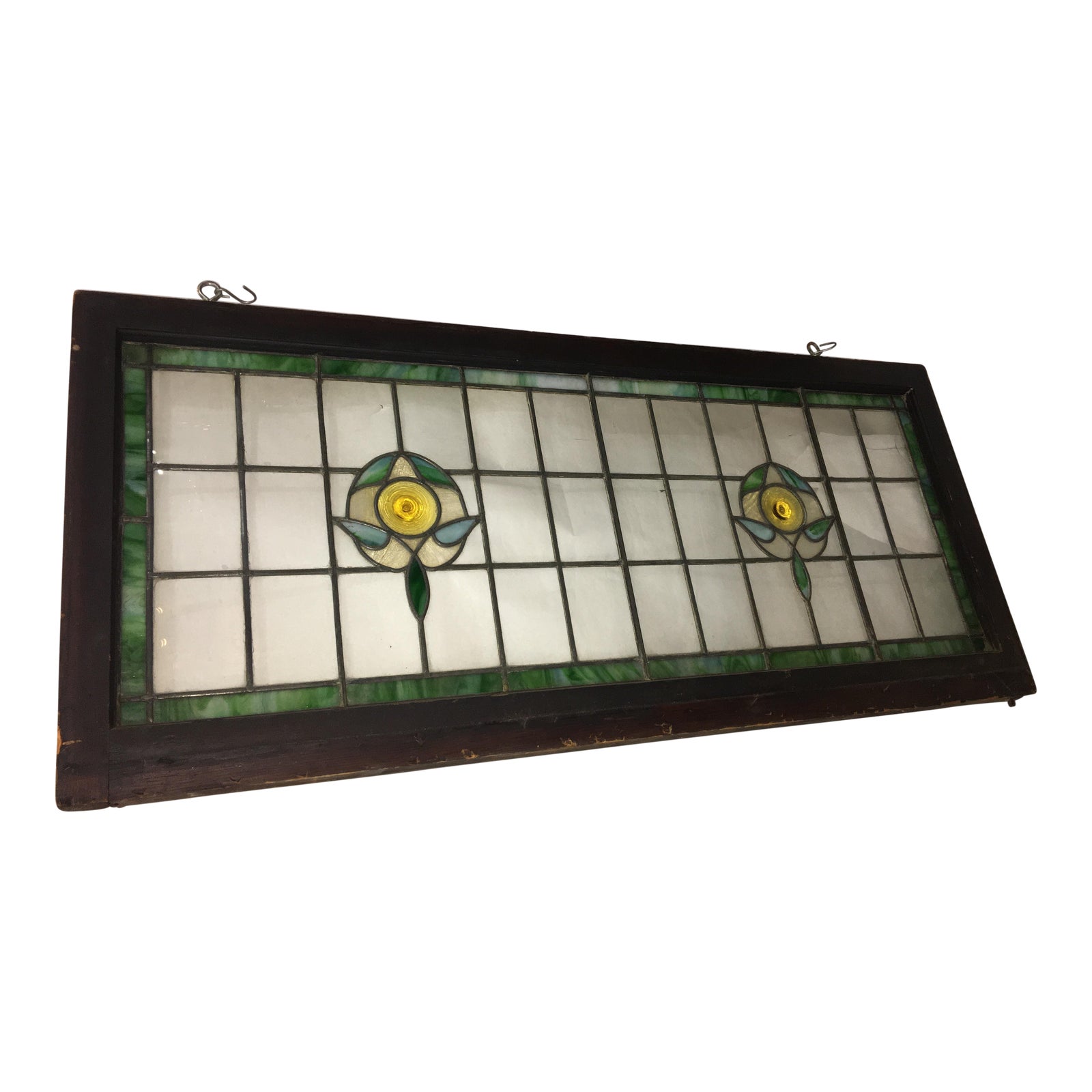 Victorian Stained Glass Window Transom Chairish