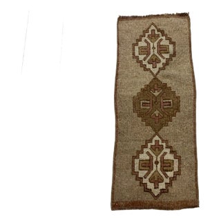 Boho Style Oushak Door Mat For Sale