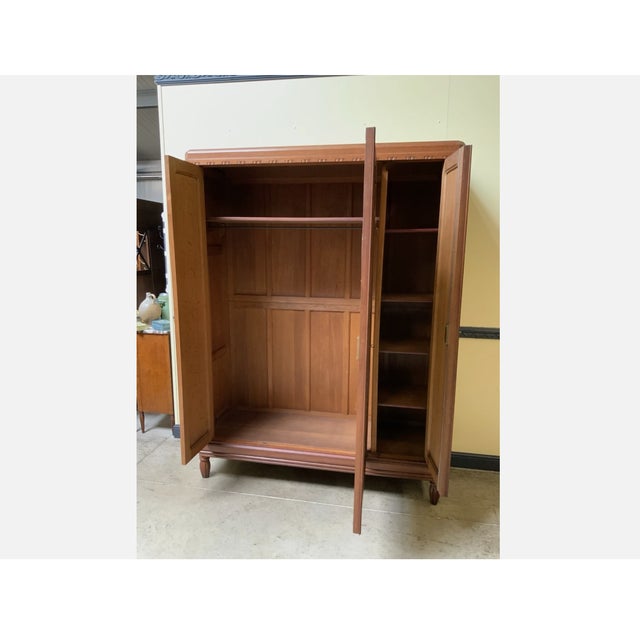 Antique Art Deco Wardrobe, 1930 For Sale - Image 4 of 12