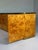 Lacquered Burlwood and Brass Credenza, 1970s For Sale - Image 13 of 16