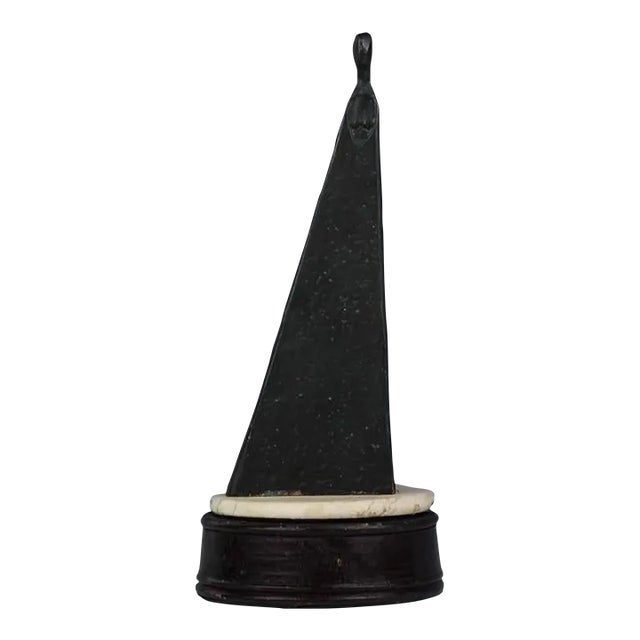 Sydney Kumalo, Sydney Kumalo Bronze Minimalist African Modernist Sculpture Figural Female Nude, 20th Century For Sale