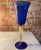 Mid-Century Modern Vintage 1970s Blue Italian Handcrafted Chalice For Sale - Image 3 of 7