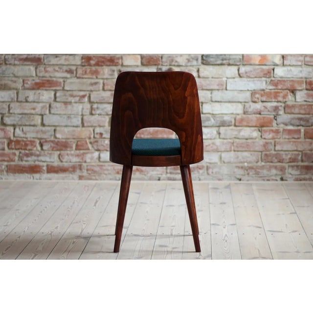 Wood Dining Chairs by Oswald Haerdtl, Set of 4 For Sale - Image 7 of 17