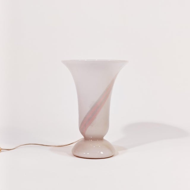 Mid-Century Modern Italian Murano Glass Table Lamp from Venini, 1970s For Sale - Image 3 of 14