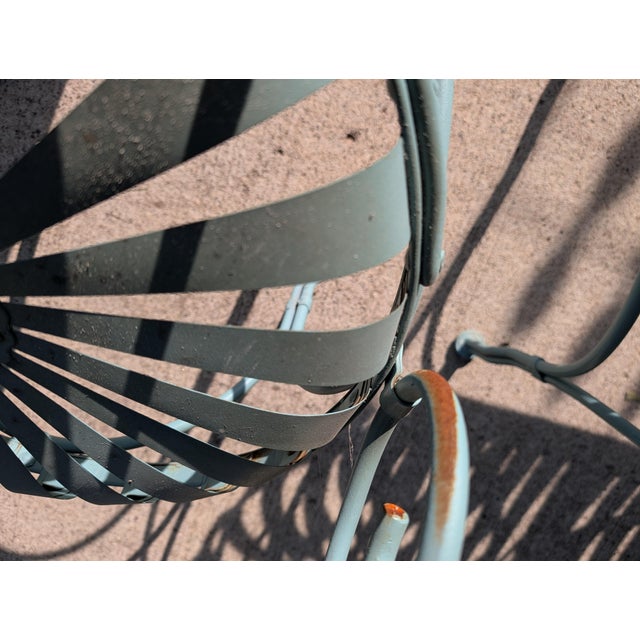 1930s Francois Carre Sunburst Chairs With Bench For Sale - Image 12 of 12