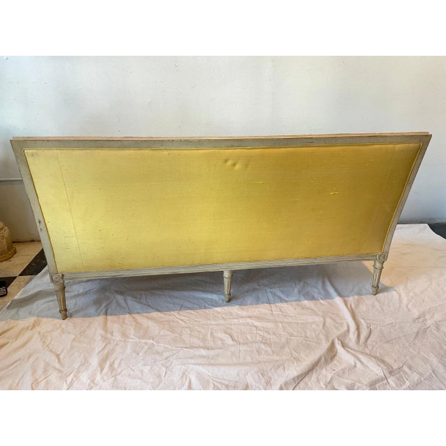 Cream 1880s French Louis Xvi Sofa For Sale - Image 8 of 12