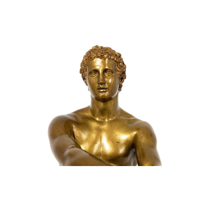 Metal Fine Grand Tour Italian Bronze Sculpture of Ludovisi Ares (Mars) Ca. 1872 For Sale - Image 7 of 18