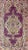 Purple Background Vintage Turkish Oushak Rug With Floral Medallion Design For Sale - Image 4 of 7