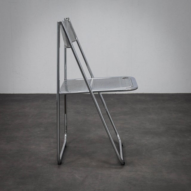 Tamara Perforated Metal Folding Chair from Arrben, 1980s For Sale - Image 3 of 10