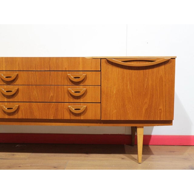 Mid Century Modern Vintage British Teak Sideboard Credenza For Sale - Image 12 of 15