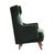 Arteriors Home Arteriors Home Budelli Wing Chair Forest Velvet For Sale - Image 4 of 8