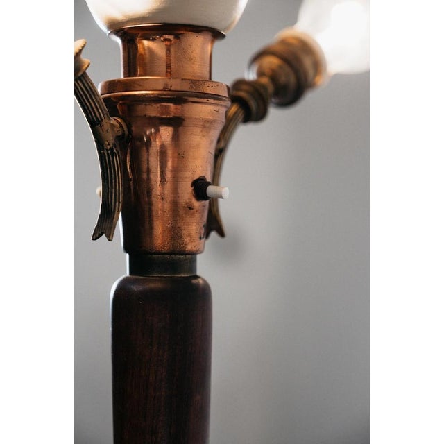 Floor Lamp with Tripod Base by Joseph Ostuni, 1950s For Sale - Image 11 of 14