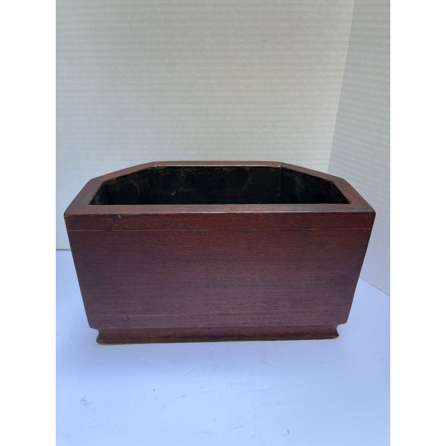 Late 19th Century Antique Mahogany Planter For Sale - Image 5 of 9