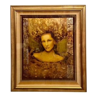 "Ladonna" Serigraph Print by Csada Markus For Sale