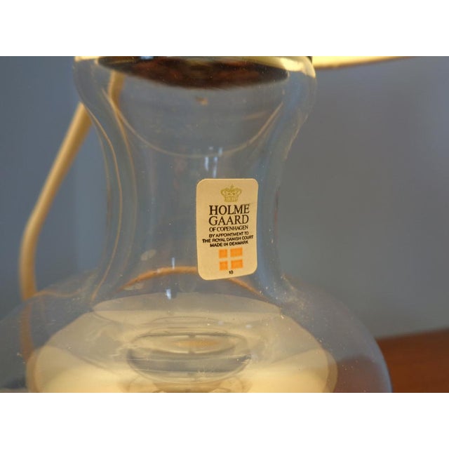 Glass Table Lamps by Michael Bang for Holmegaard, 1970s, Set of 2 For Sale - Image 9 of 14