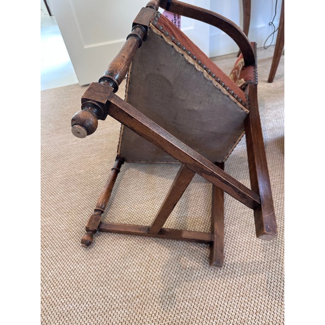 Wood Early 20th Century French Friendship Chair For Sale - Image 7 of 8