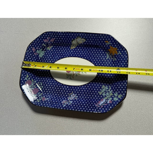 1930s 1930s Mottahedeh Historic Charleston Camilla Platter 13" For Sale - Image 5 of 6