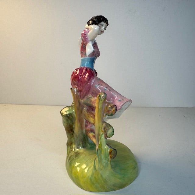 Vintage 1951 Royal Doulton Summer Figurine Hn2086 Bone China England For Sale - Image 11 of 15