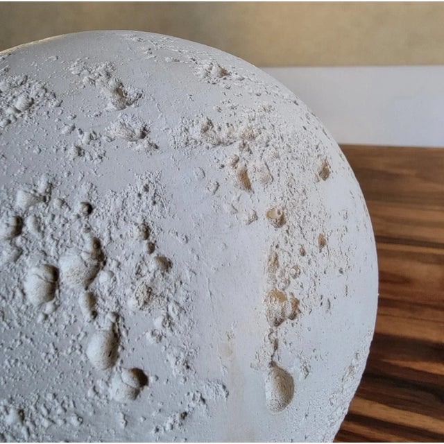 1980s 1984 Postmodern Decorative Cast Stone Sphere by Jaru For Sale - Image 5 of 8
